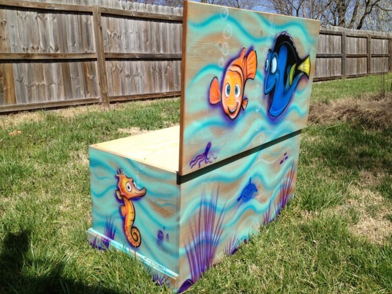 Airbrushed artwork by Dwight Pepper