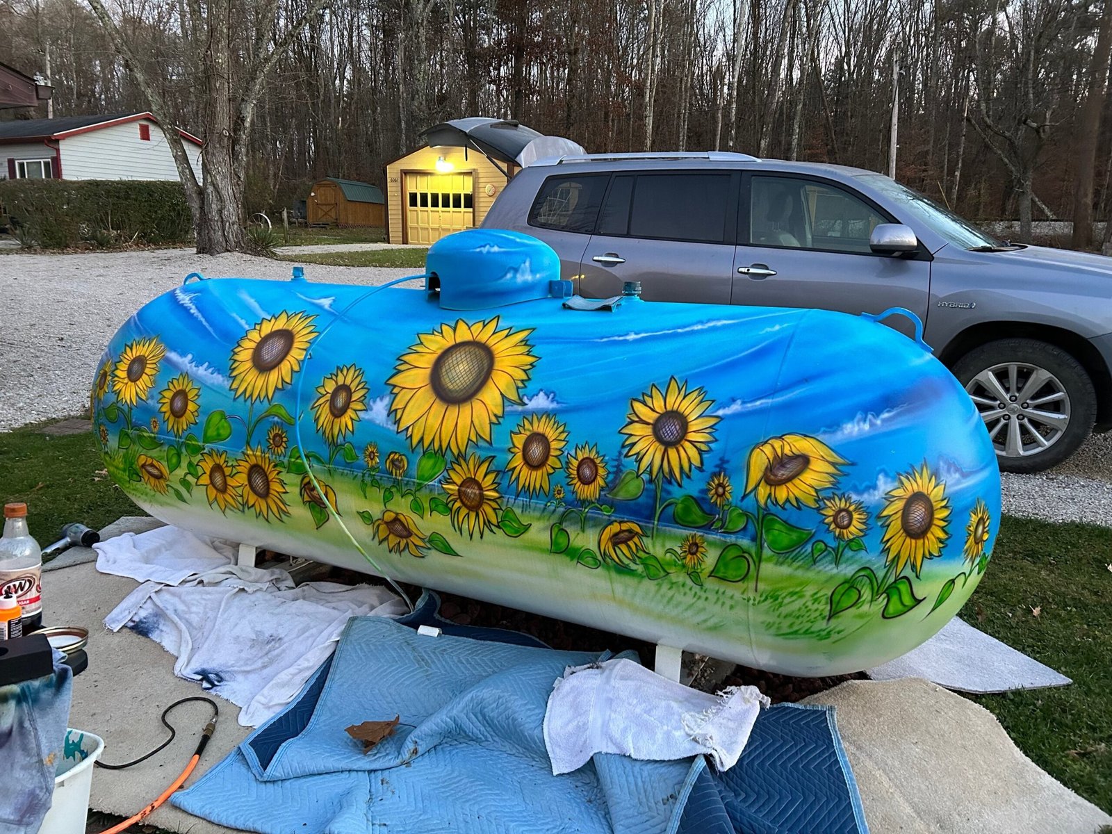 Mural work by Dwight Pepper